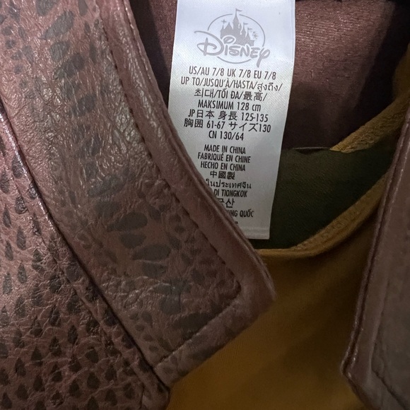 Disney Raya Brown and Gold Costume Vest (Raya and the last dragon) - Picture 2 of 3